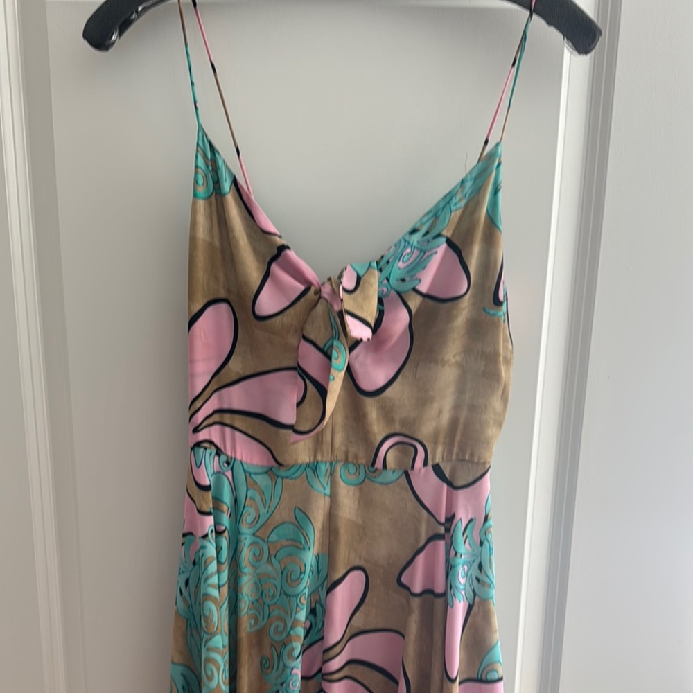 OO Lala silk maxi dress